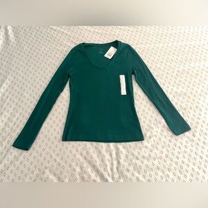 NWT A New Day Green Long Sleeve Top